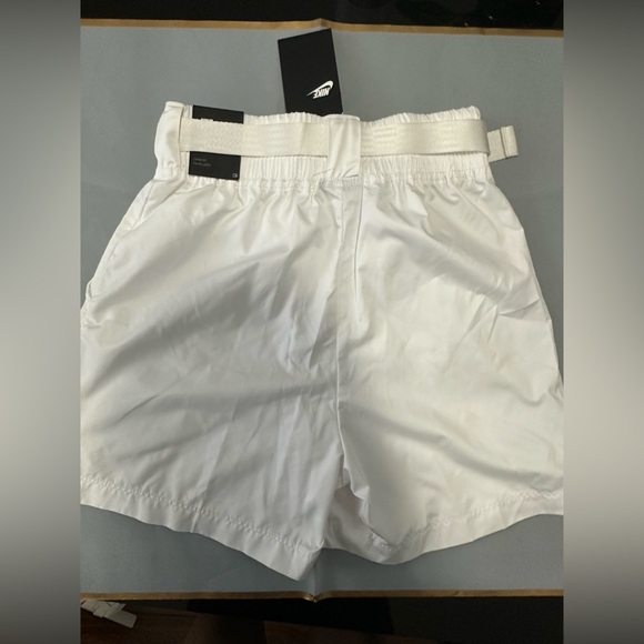 Nike Women's Athletic White Shorts - Picture 2 of 4